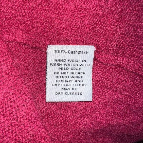 Claudia Nichole cashmere red cozy luxe M cardigan - Picture 5 of 5
